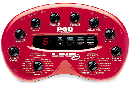 LINE6 POD 2.0 гитарный процессор в магазине Music-Hummer