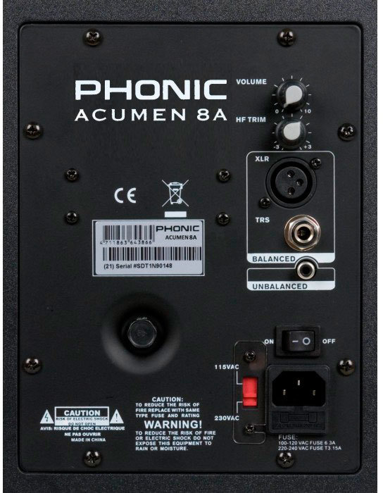 Phonic Acumen 8A Red в магазине Music-Hummer