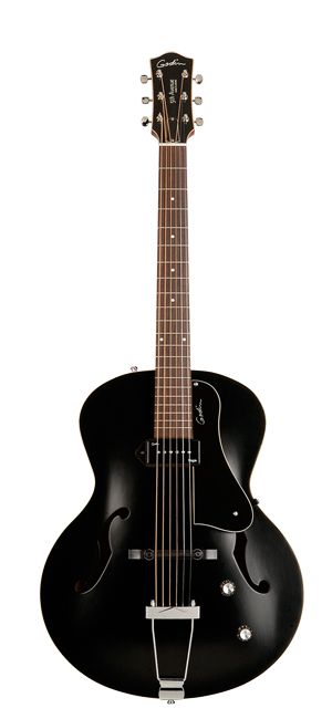 Godin 5TH AVENUE KINGPIN P90 Black+Кейс  полуакустическая гитара в магазине Music-Hummer