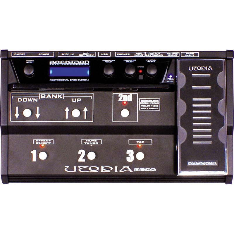 ROCKTRON UTOPIA B 200 Напольный басовый процессор эффектов в магазине Music-Hummer