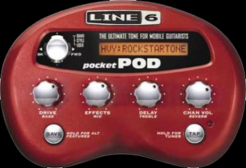 LINE 6 POCKET POD DIRECT GUITAR PREAMP гитарный процессор в магазине Music-Hummer