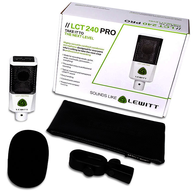 Студийный кардиоидый микрофон LEWITT LCT240PRO WHITE VP в магазине Music-Hummer
