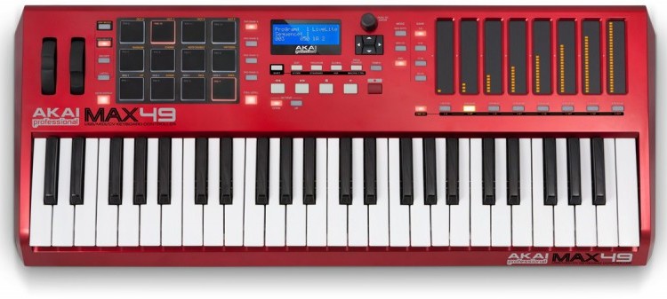 MIDI клавиатура AKAI PRO MAX49 USB/MIDI в магазине Music-Hummer