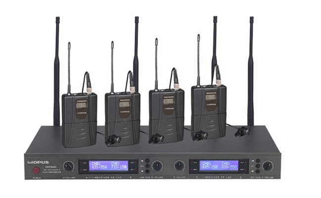 Радиосистема 4 головных микрофона Opus UHF 8420HS в магазине Music-Hummer