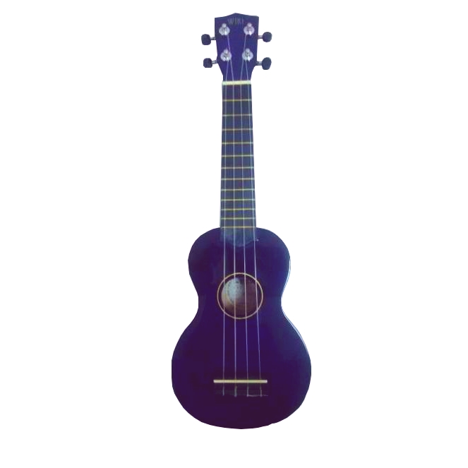 WIKI UK10G VLT -  гитара укулеле сопрано, клен, цвет - фиолетовый глянец, чехол в комплекте в магазине Music-Hummer