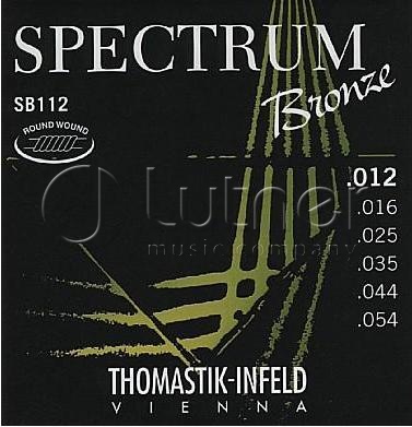Комплект струн Thomastik SB112 Spectrum Bronze для акустической гитары в магазине Music-Hummer