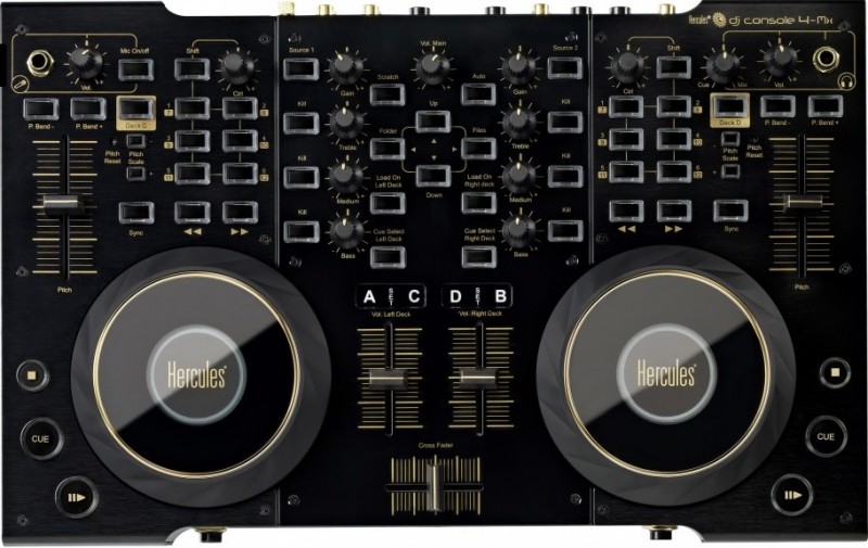DJ пульт Hercules dj console 4-mx Black в магазине Music-Hummer