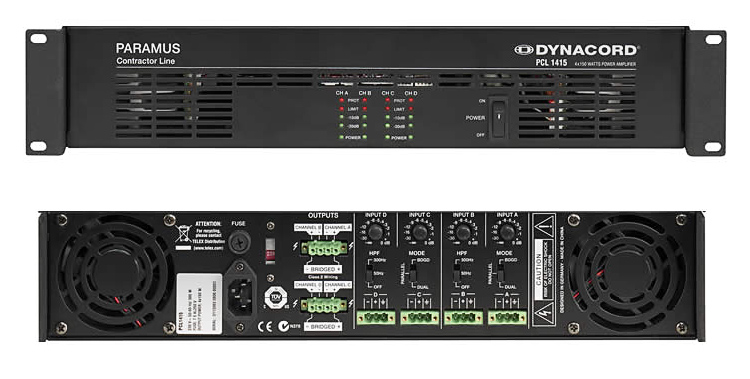 Усилитель мощности Dynacord PCL 1415 в магазине Music-Hummer