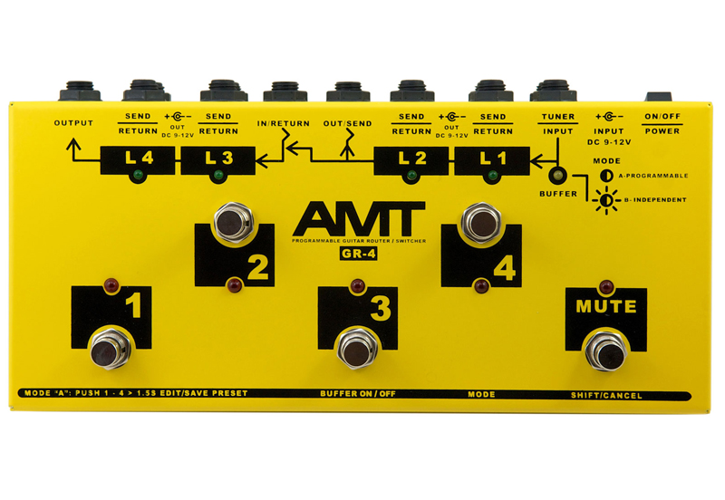 Программируемый гитарный коммутатор AMT Electronics GR-4 в магазине Music-Hummer