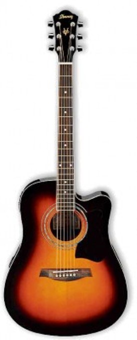 Электроакустическая гитара Ibanez V205SECE Vintage Sunburst в магазине Music-Hummer