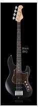 FGN J-Standard Mighty Jazz JMJ-R Duncan BK  бас-гитара, цвет - чёрный в магазине Music-Hummer