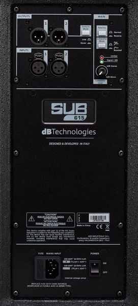 Активный сабвуфер dB Technologies SUB615 в магазине Music-Hummer