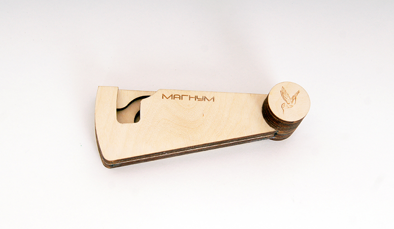 Мастерская Глазырина HV4 Чехол деревянный для варгана Магнум в магазине Music-Hummer