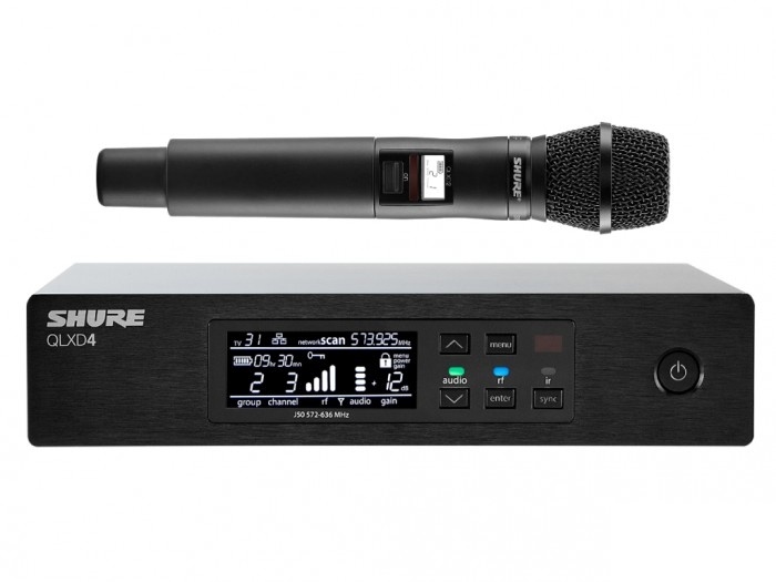 SHURE QLXD24E/KSM9 вокальная радиосистема с ручным передатчиком KSM9 в магазине Music-Hummer