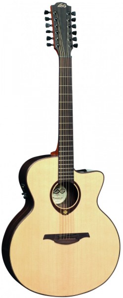 12-ти струнная электроакустическая гитара LAG T400J12CE в магазине Music-Hummer