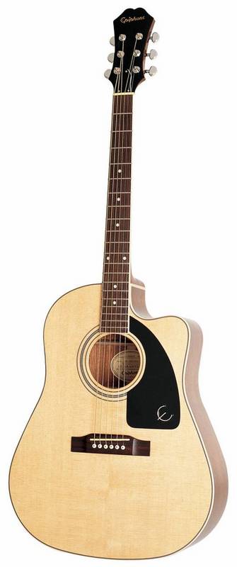 Электроакустическая гитара EPIPHONE AJ-200SCE (PASSIVE) NATURAL CH в магазине Music-Hummer