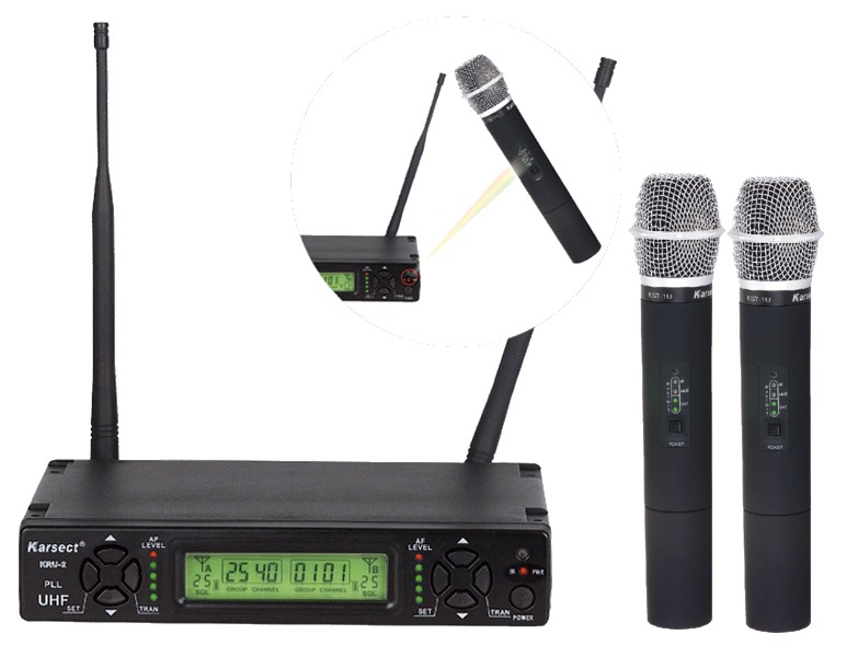 KARSECT KRU2/KST-1U Радиосистема с двумя ручными микрофонами в магазине Music-Hummer