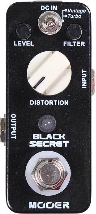 Mooer Black Secret  мини-педаль Distortion в магазине Music-Hummer