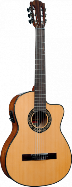 Классическая гитара c подключением LAG OC66CE в магазине Music-Hummer