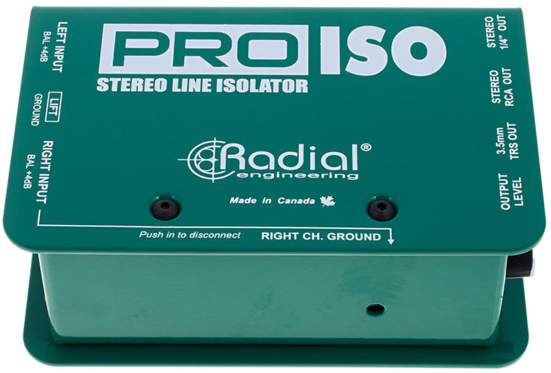 Radial ProISO  Стерео изолятор в магазине Music-Hummer