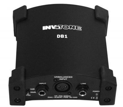 Invotone DB1 - активный одноканальный директ бокс, цвет черный в магазине Music-Hummer