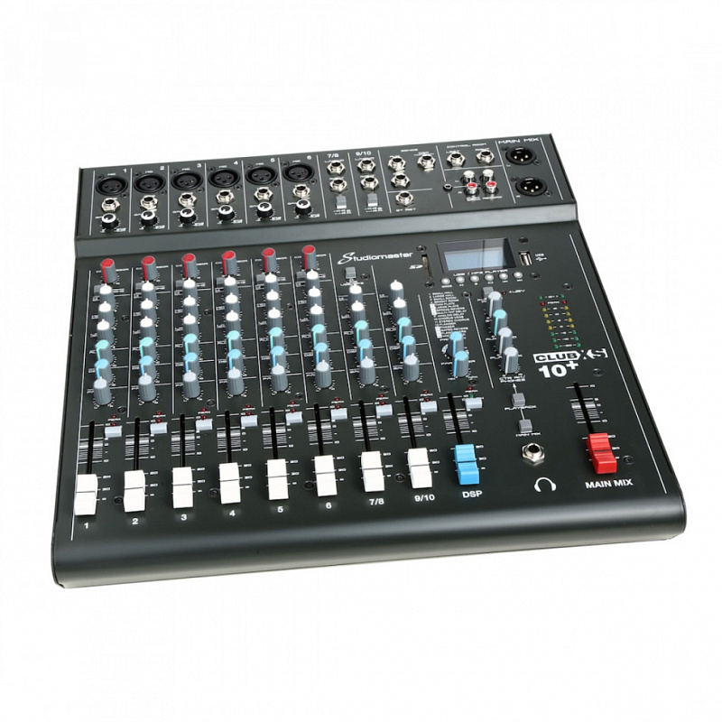 Фото Аналоговый микшер STUDIOMASTER CLUB XS10+