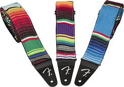 Ремень гитарный FENDER 2 SERAPE STRAP BLUE MULTI