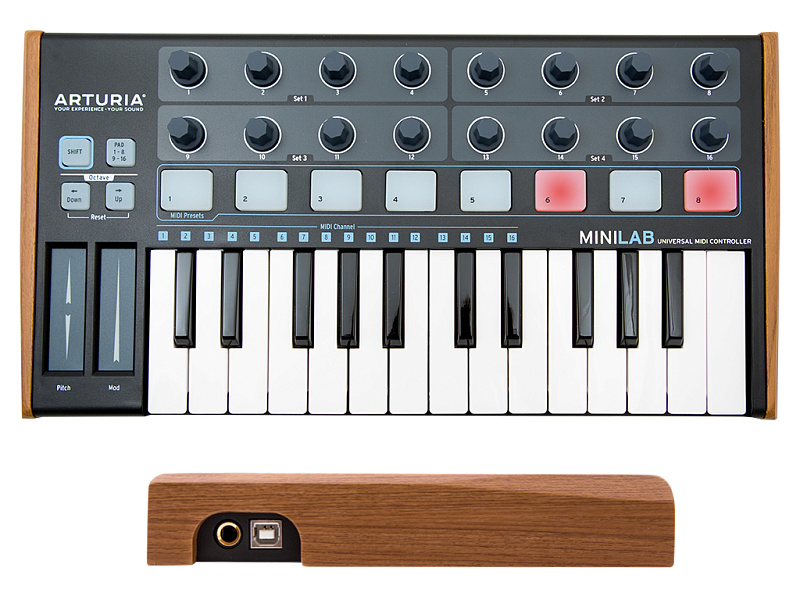 Фото Midi клавиатура Arturia MiniLab Black Edition