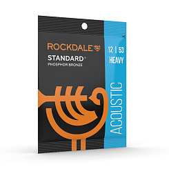 Струны ROCKDALE STANDARD 12-53 Phosphor Bronze Heavy