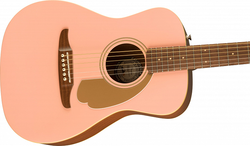 Электроакустическая гитара FENDER Malibu Player Shell Pink в магазине Music-Hummer