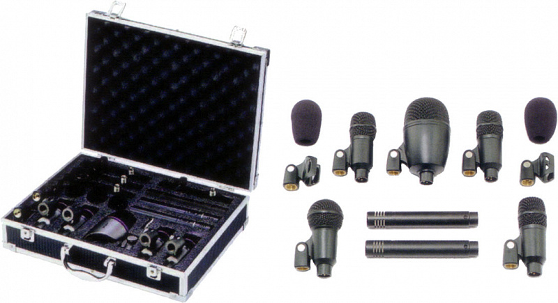 Maxtone DRMIC-7CM набор микрофонов для ударной установки в магазине Music-Hummer