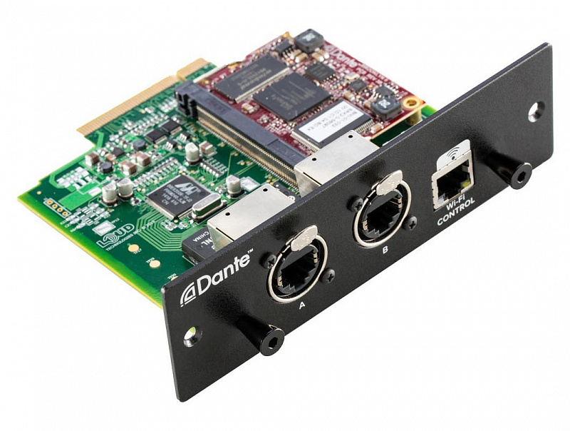 MACKIE DL Dante Expansion Card плата расширения с интерфейсом Dante для DL32R в магазине Music-Hummer