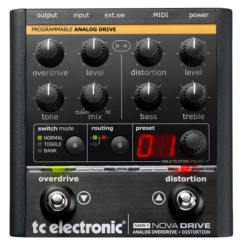 Фото Педаль эффектов TC ELECTRONIC NDR-1 Nova Drive