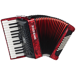 HOHNER The New Bravo II 48 red