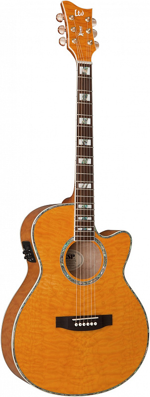 Электроакустическая гитара ESP XAC30E QM HN в магазине Music-Hummer