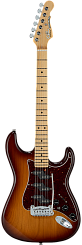 Электрогитара G&L FD Comanche Old School Tobacco Sunburst MP, с чехлом