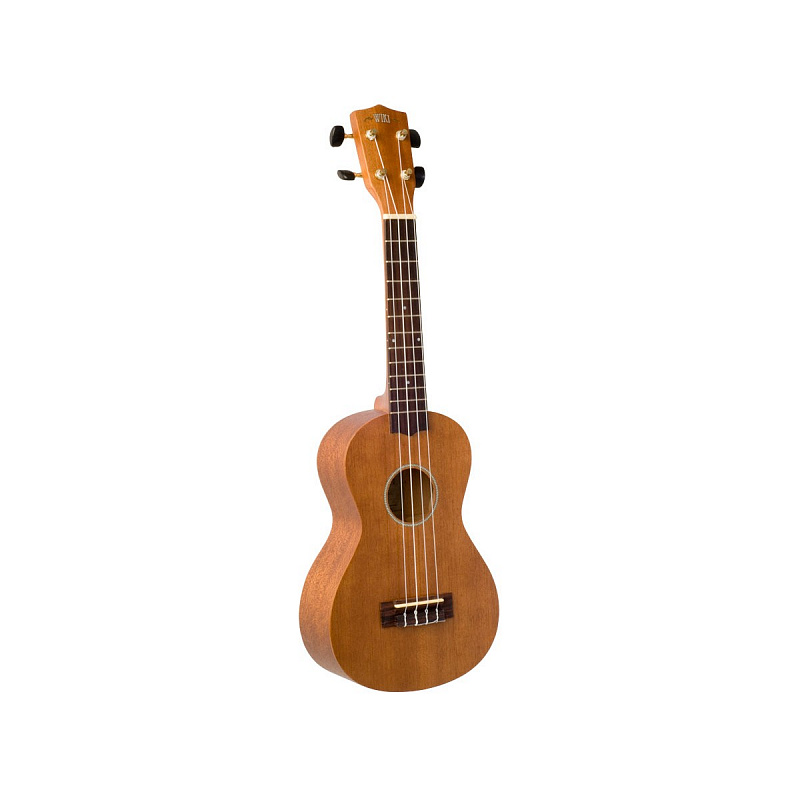 WIKI UK20SE - гитара укулеле сопрано с подключением, красное дерево,цвет натуральный, в магазине Music-Hummer