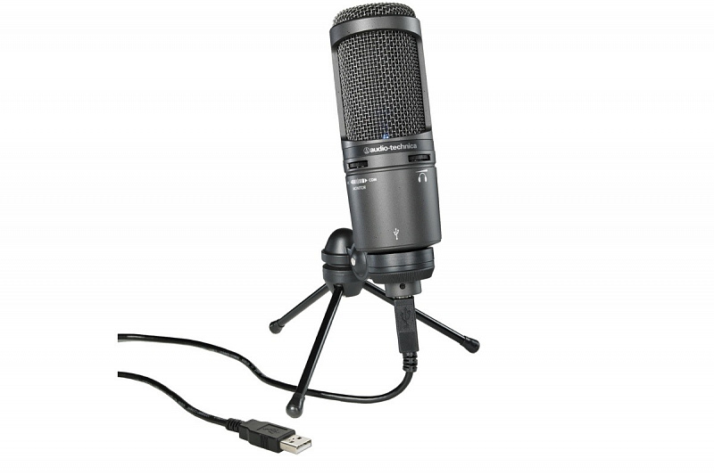 AUDIO-TECHNICA AT2020USB+ cтудийный конденсаторный микрофон в магазине Music-Hummer