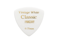 Медиаторы Pickboy GP-04W/075 Celluloid Vintage Classic White