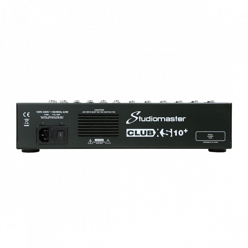 Фото Аналоговый микшер STUDIOMASTER CLUB XS10+