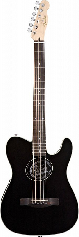 Электроакустическая гитара FENDER TELECOUSTIC (V2) BLACK в магазине Music-Hummer