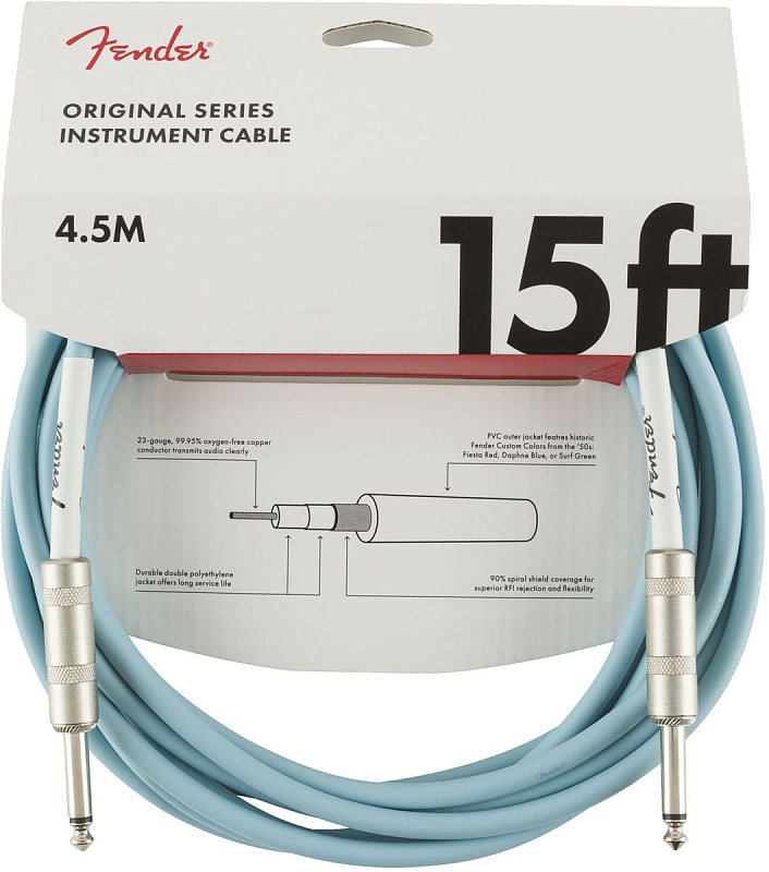 Фото FENDER 15` OR INST CABLE DBL