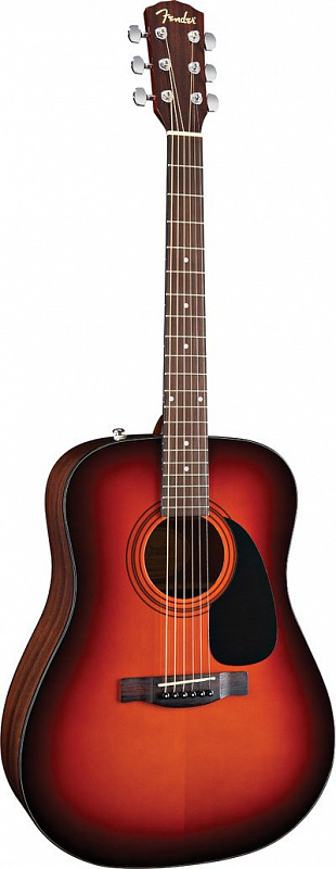 Электроакустическая гитара FENDER CD-60CE DREADNOUGHT BROWN SUNBURST W/FISHMAN® MINIQ PREAMP в магазине Music-Hummer