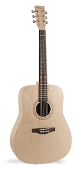 Norman EXPEDITION SPRUCE Natural SG+Кейс  акустическая гитара Dreadnought, цвет - натуральный