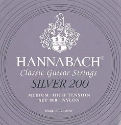 Струны для кл. гитары (medium/high) HANNABACH 900