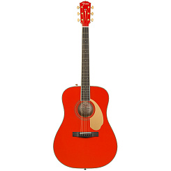 FENDER LTD ED Redondo Player Fiesta Red, Gold Hardware 