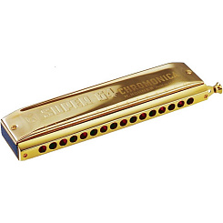 HOHNER Super 64C 7583/64 C gold - Губная гармоника хроматическая Хонер