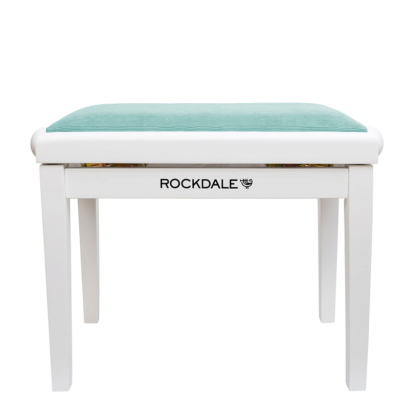 Банкетка для пианиста ROCKDALE RHAPSODY 131 SV WHITE GREEN в магазине Music-Hummer