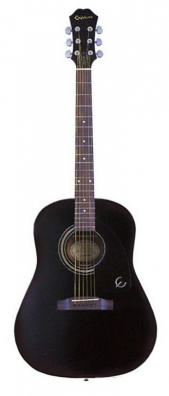 Акустическая гитара EPIPHONE AJ-100 EBONY в магазине Music-Hummer