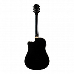Электроакустическая гитара ROCKDALE Aurora D6 C BK E Gloss